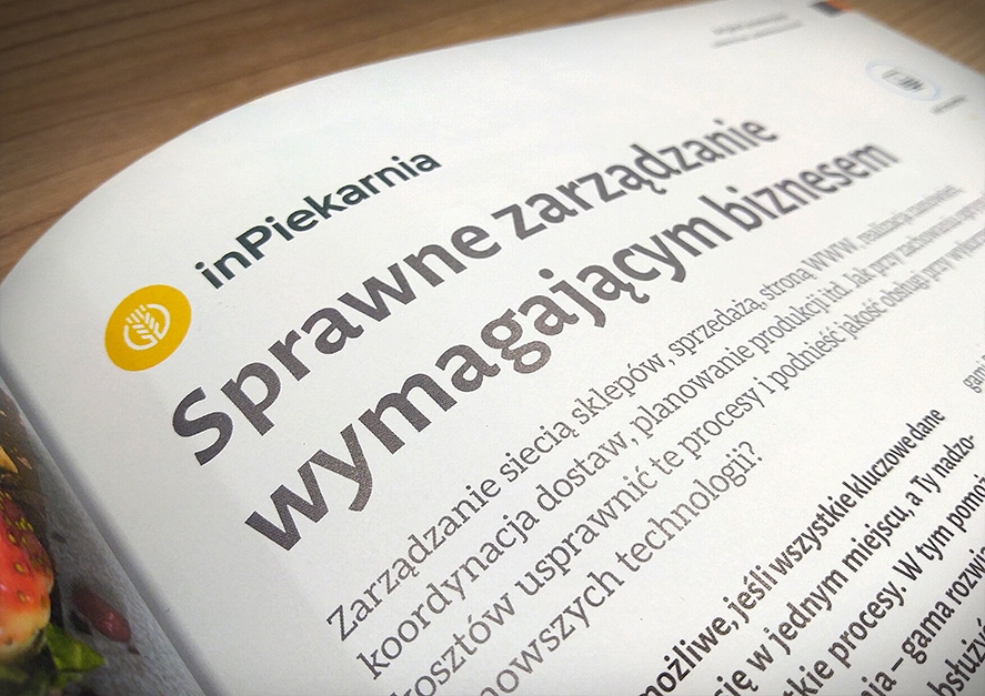 inPiekarnia w magazynie Cukiernictwo i Piekarstwo